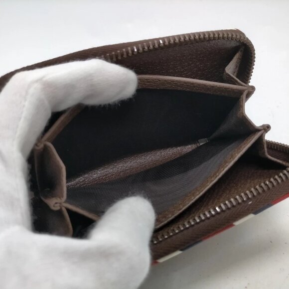 Gucci Coin Case Brown PVC 276-042825 - Picture 7 of 9